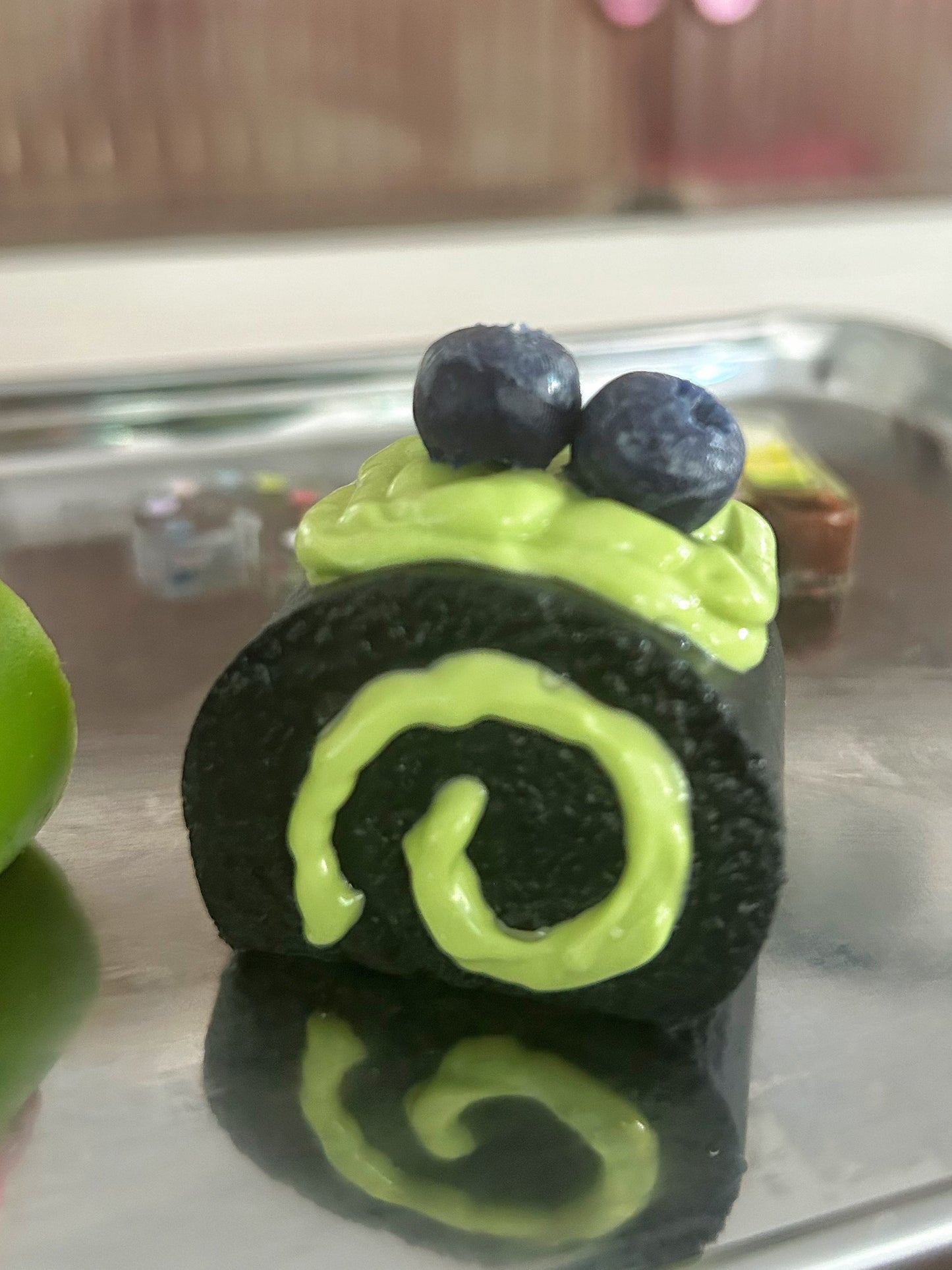 Handmade Silicone Mini Swiss Rolls  Stress Relief Squishy Toy