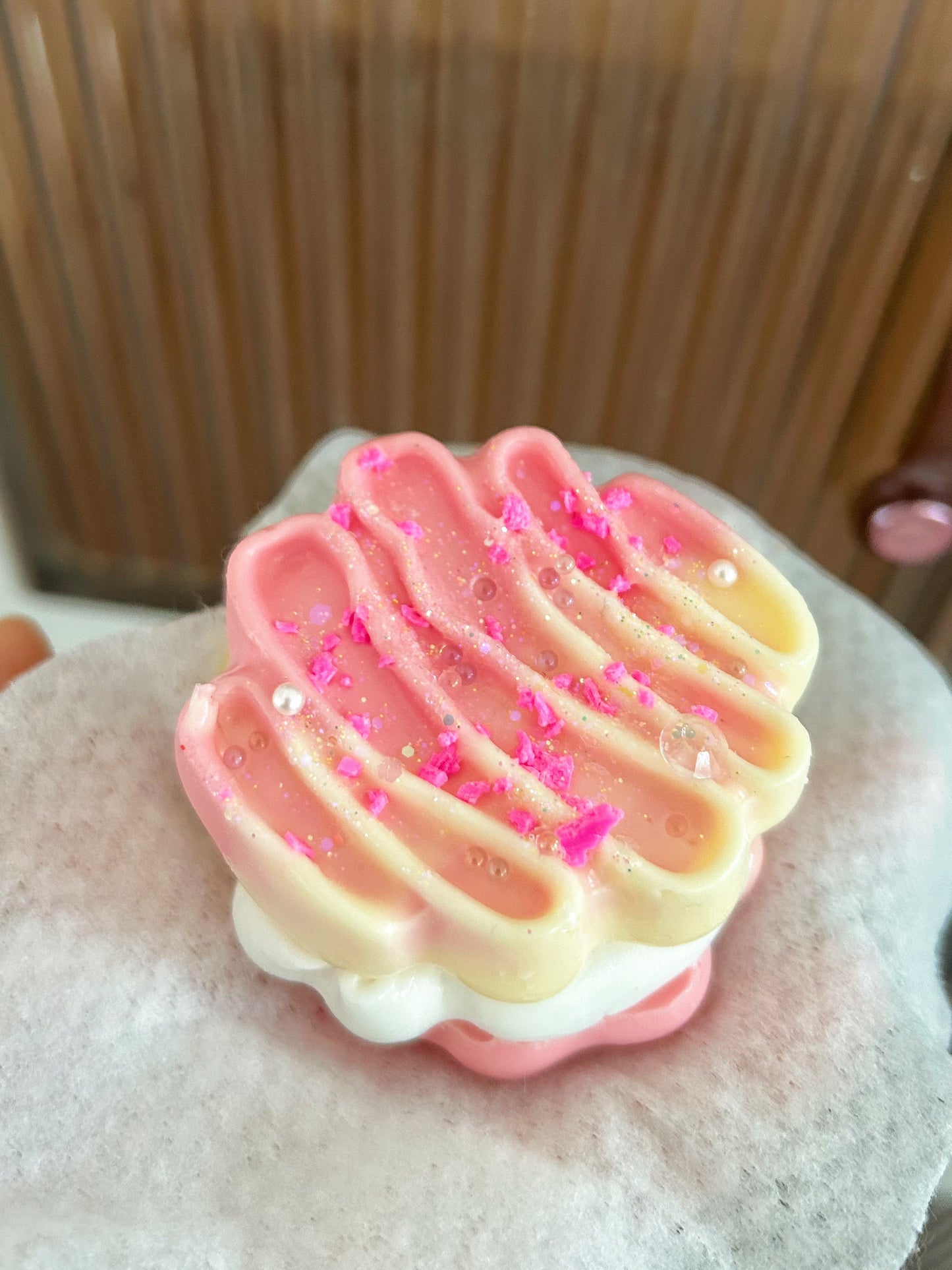 Handmade Silicone Three layer biscuits Stress Relief Squishy Toy