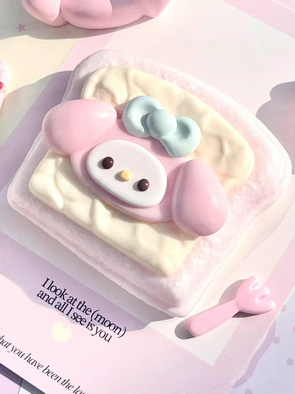 Toast Handmade Silicone  Stress Relief Squishy Toy