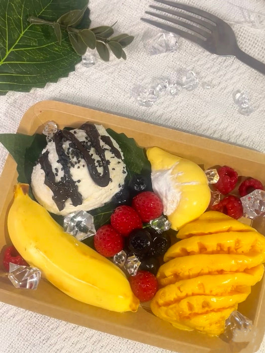 Handmade Silicone Fruit platter Stress Relief Squishy Toy