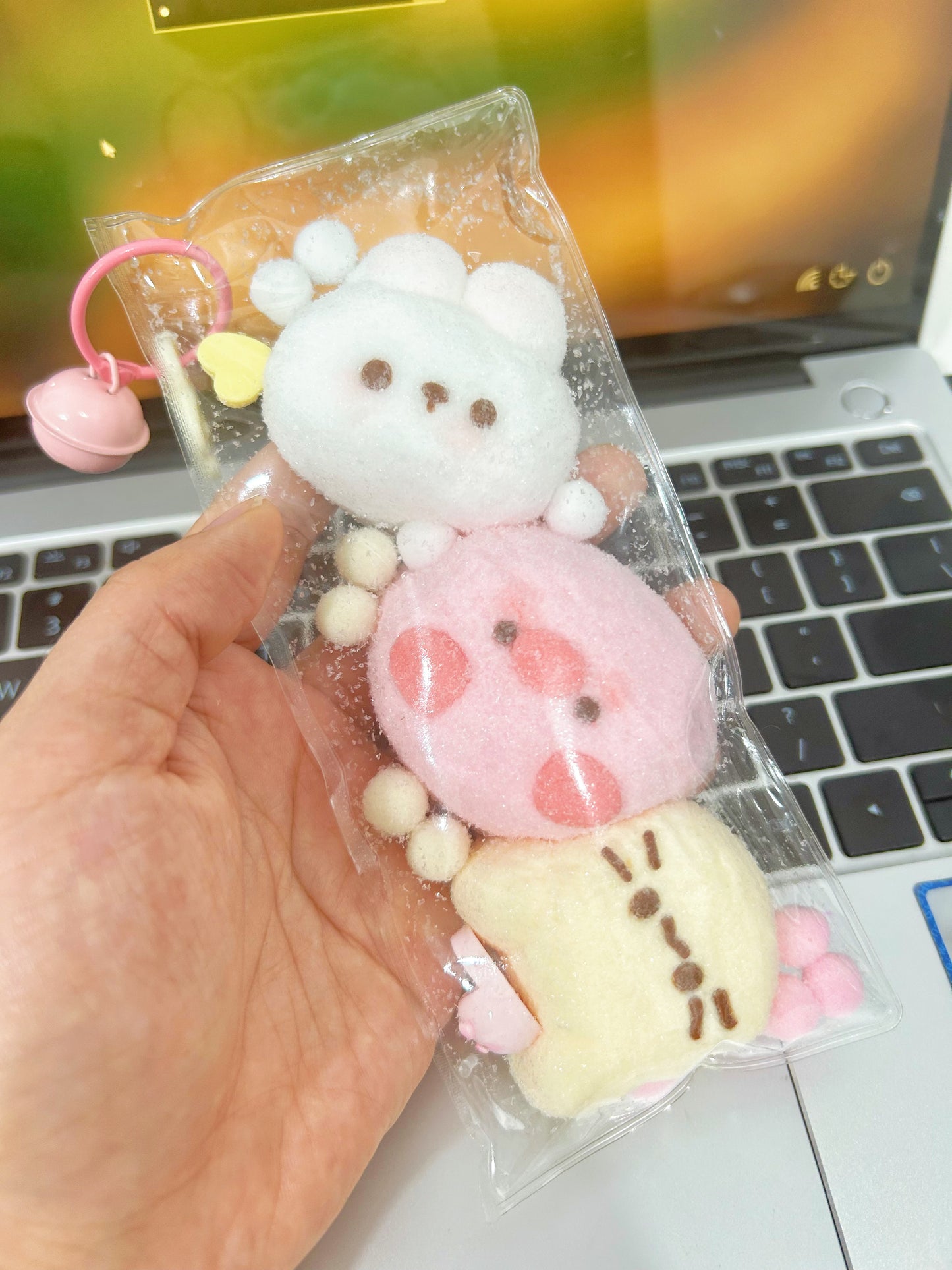 Cartoon Triple Handmade Silicone Stress Relief Squishy Toy
