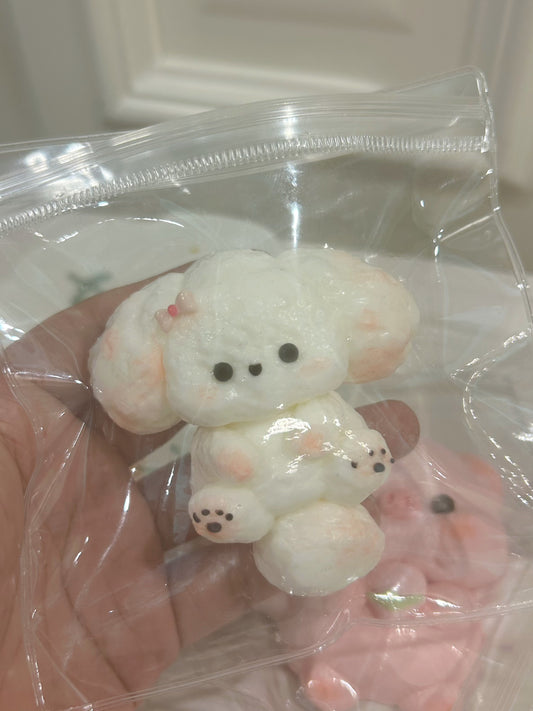 Handmade Silicone Curly Puppy Stress Relief Squishy Toy