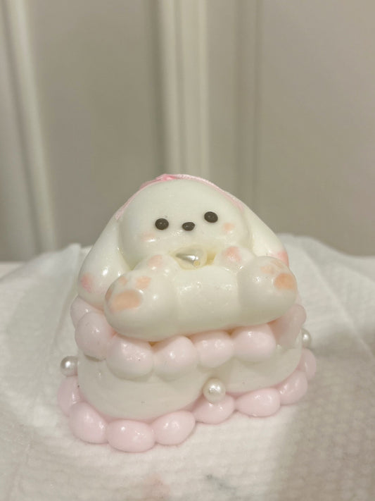 Handmade Silicone bunny cake Stress Relief Squishy Toy