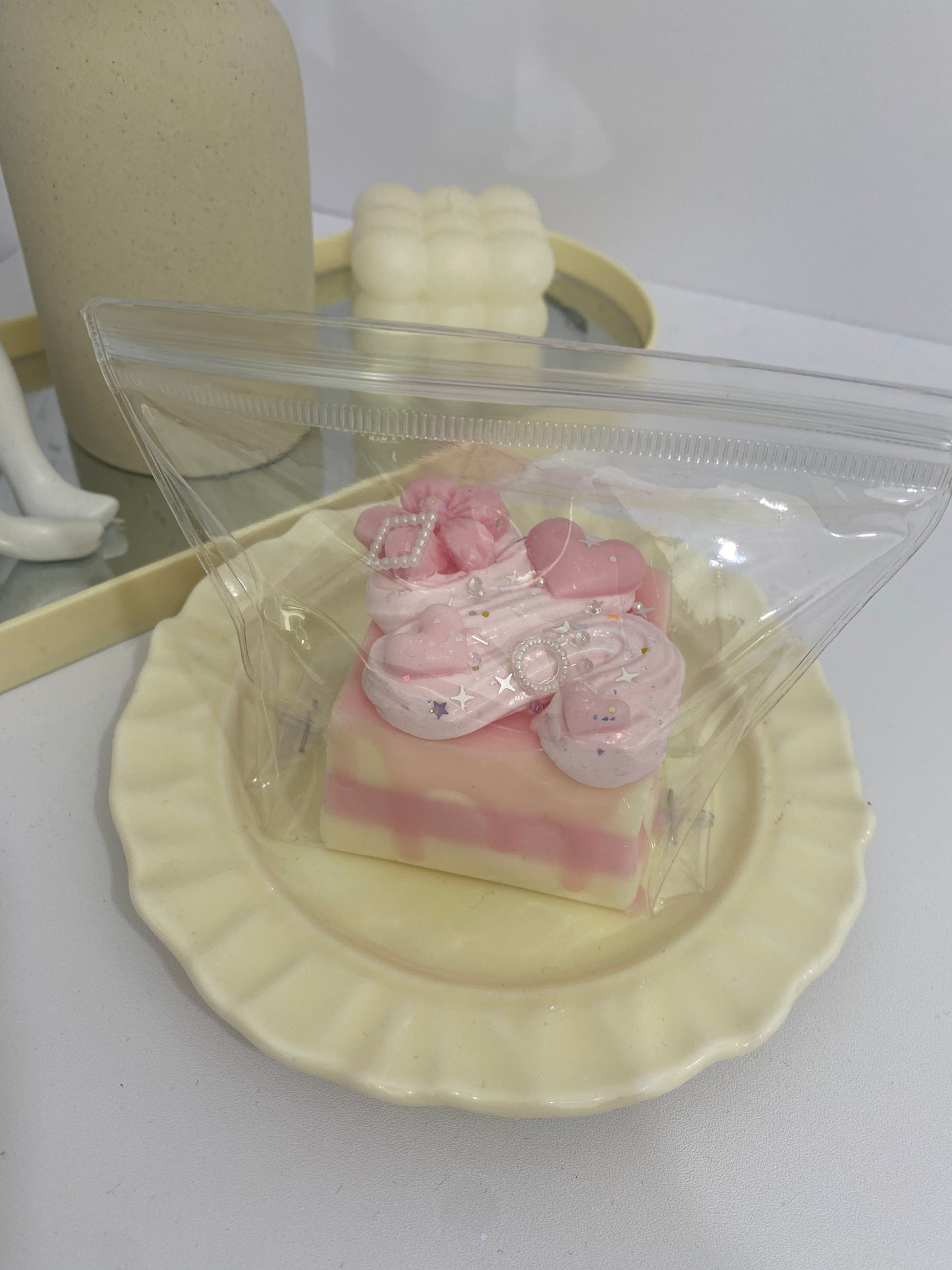 pink cake